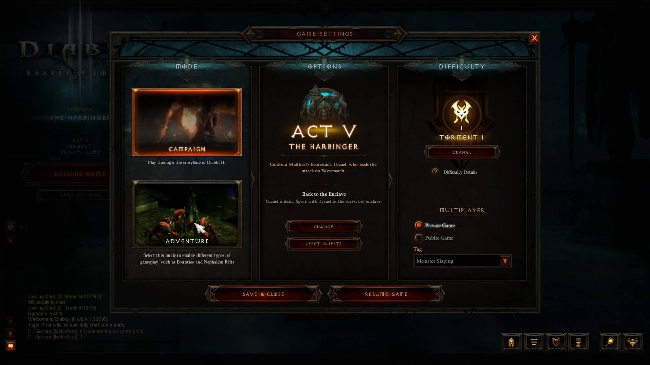 diablo 3 oyun modu